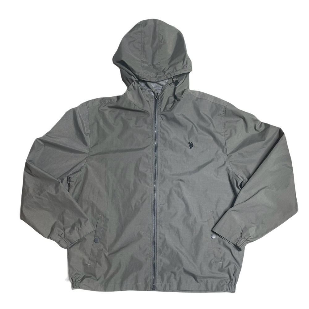 U.S. Polo Assn. Men's Olive Green Windbreaker Jacket size XL